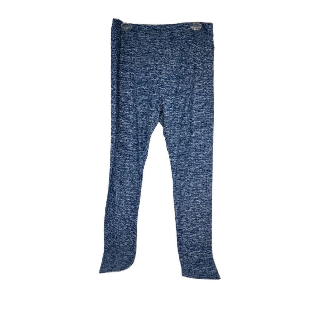 LuLaRoe T/C Tall & Curvy Leggings Womens Plus Size Blue Heather Soft Stretch